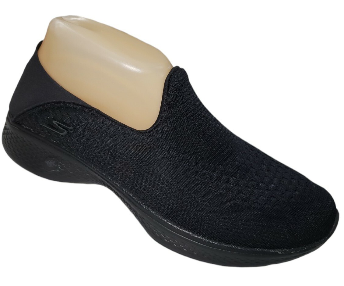 SKECHERS Go Walk 4 Propel Womens 8 Convertible Black Slip On