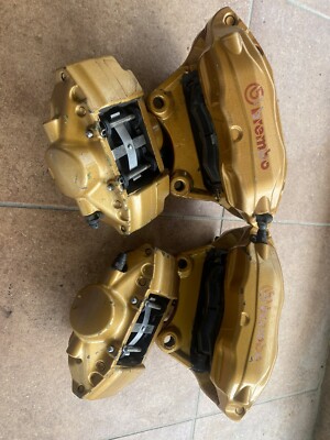 2003 Nissan 350Z G35 Brembo Brake Calipers Left | OE | Gold | VQ35