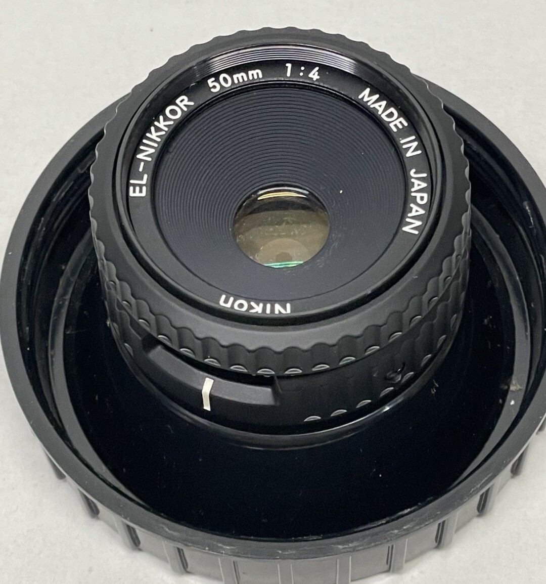 Nikon ニコン EL-NIKKORA 50mm 987203 CP-2 Nikon EL-NIKKOR 50mm 1:4 F=50mm Lens w/ CP-2 Screw Mount