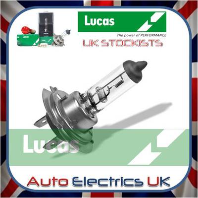 LUCAS H7 SCHEINWERFER HEADLAMP BIRNE 499 477 12V 55W 'E' MARKIERT ABBLENDLICHT (2 PIN)