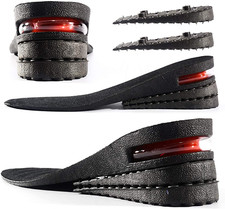 Height Increase Insole 3-Layer Air Cushion Heel Insert Lift Shoes Insole for Men