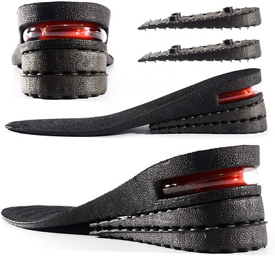 Height Increase Insole 3-Layer Air Cushion Heel Insert Lift Shoes Insole for Men