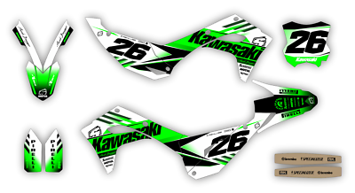 Kawasaki KX450 2024-2026 KX250 2025-2026 Graphics Decals Stickers