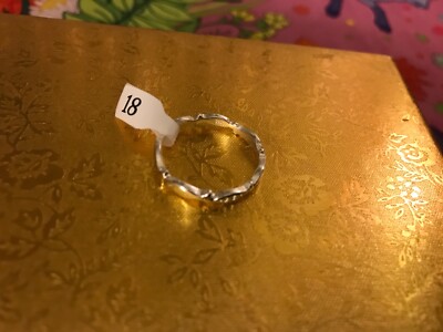 Silver ring   ring small fish   new   silver 925 South Korea   ring size 18