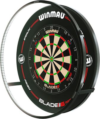 Winmau Set Plasma + Dartboard Blade 6 Triple Core Carbon + Catchring PDC