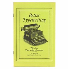 SUN TYPEWRITER TRADE CATALOG Ephemera Antique Vtg Schreibmaschine Post Era thumbnail