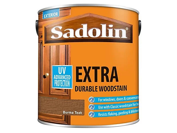 Sadolin Extra Durable Woodstain - Burma Teak - 1L