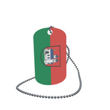 Dog Tag Flag Bunting Gaimersheim Dog Tag Aluminium 30 x 50mm