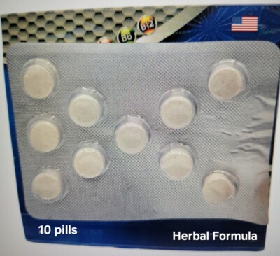Men s Vitality & Energy SUPPORT pills | for SALE | 10 WHITE PILLS Herbal Formula