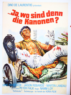 Original Filmposter Filmplakat A1 Ja, wo sind denn die Kanonen? Nino Manfredi