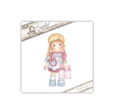 Magnolia Tilda Rubber Stamp - Christmas Party Tilda