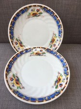 Two Zsolnay Hungarian Porcelain Decorative Plates - 14cm 