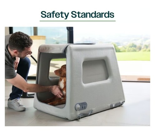 Jaula inflable ligera para perros portátil plegable perrera de viaje para mascotas - Imagen 10 de 16