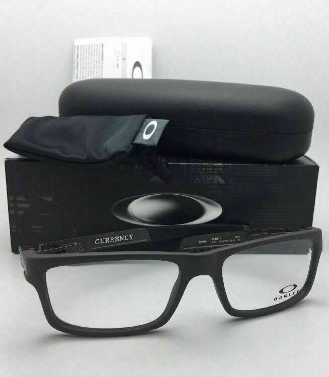 New OAKLEY Eyeglasses CURRENCY OX8026-0254 54-17 Flint Satin New OAKLEY Eyeglasses CURRENCY OX8026-0254 54-17 Flint Satin