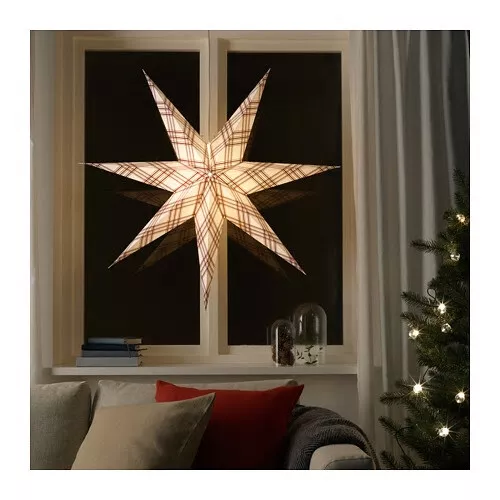 Ikea Strala Navidad Navidad Estrella Colgante Luces Lámparas Varios Diseños NUEVO - Imagen 9 de 36