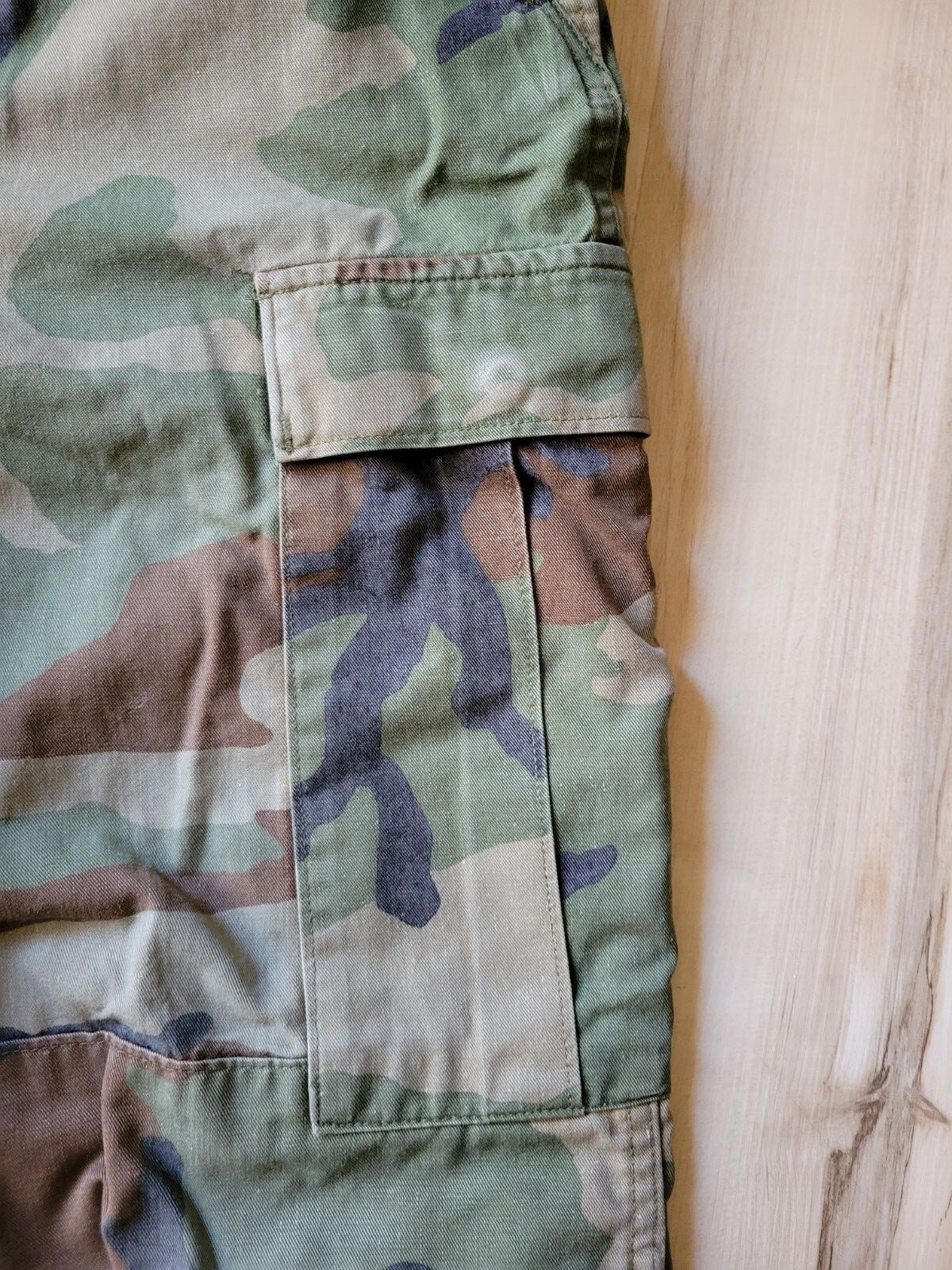 US Army Combat Camo Cargo Pants Men's 2734x31 Green … Gem