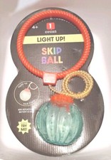 LIGHT UP FLASHING SKIP BALL - Cactus Oval Shape - By ANKYO