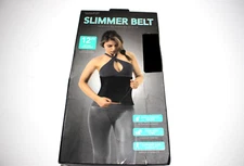 SLIMMER BELT FORMFIT 12" EXTRA COVERAGE SMSB-1007-GR BLACK