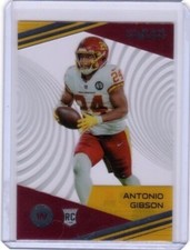 2020 Panini Chronicles Clear Vision Antonio Gibson #CV-10 Rookie Commanders A-13