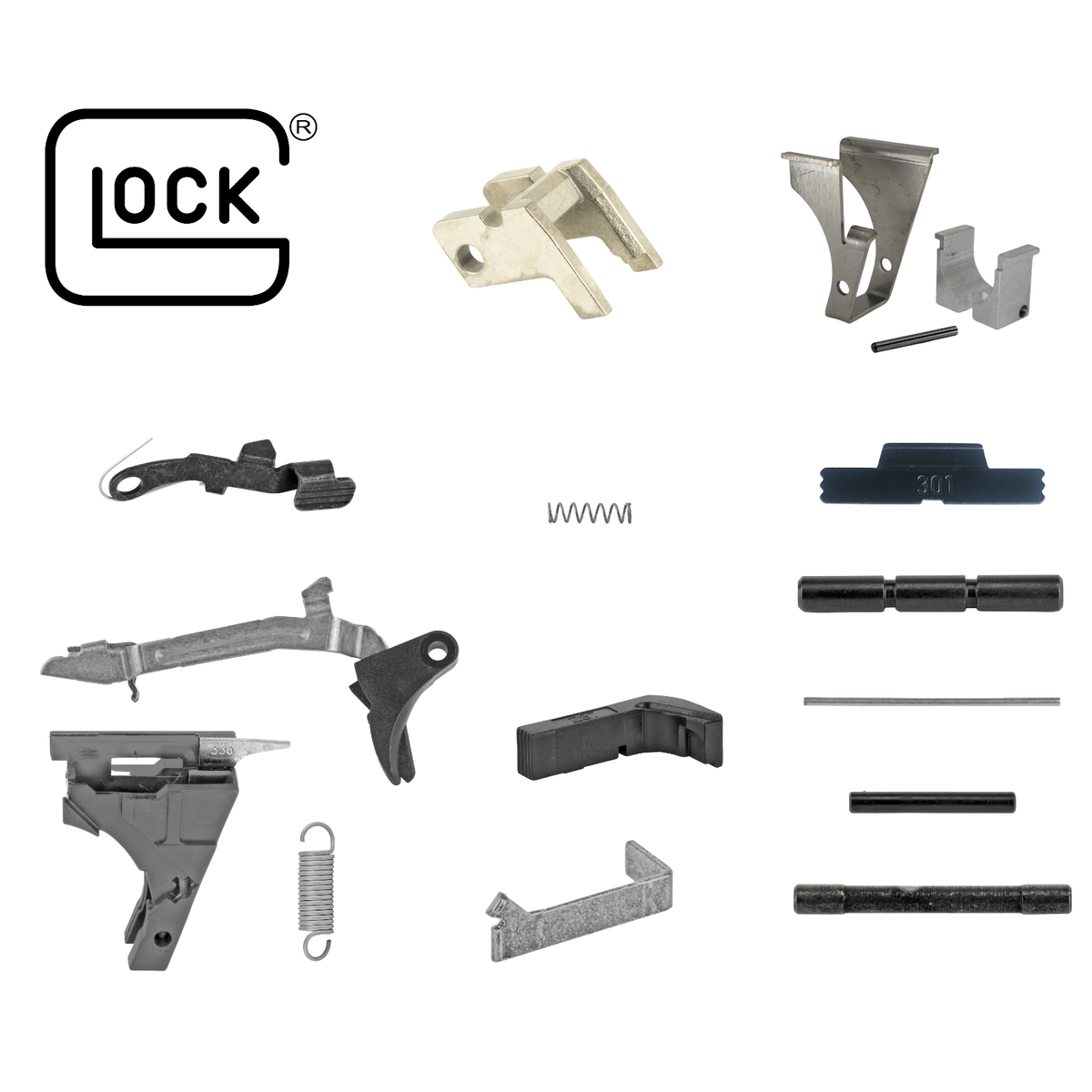 GLOCK 26 Gen-3 Trigger Parts OEM lower 9-MM set kit LPK Locking