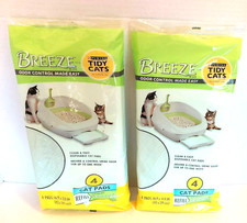 Tidy Cats 8 PADS BREEZE LITTER SYSTEM Refill Pack ODOR CONTROL Purina Free Ship