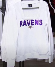 Sudadera Bling para Mujer NFL con Licencia Oficial - Baltimore Ravens - XLarge
