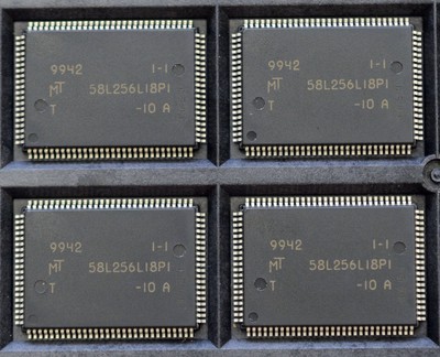 Micron MT58L256L18P1T-10 Synchronous SRAM  4Mb 256K x 18  MT58L256L18P