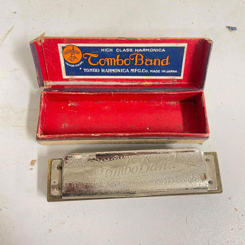 Vintage Tombo Band S. Mano Harmonica trade mark Made In
