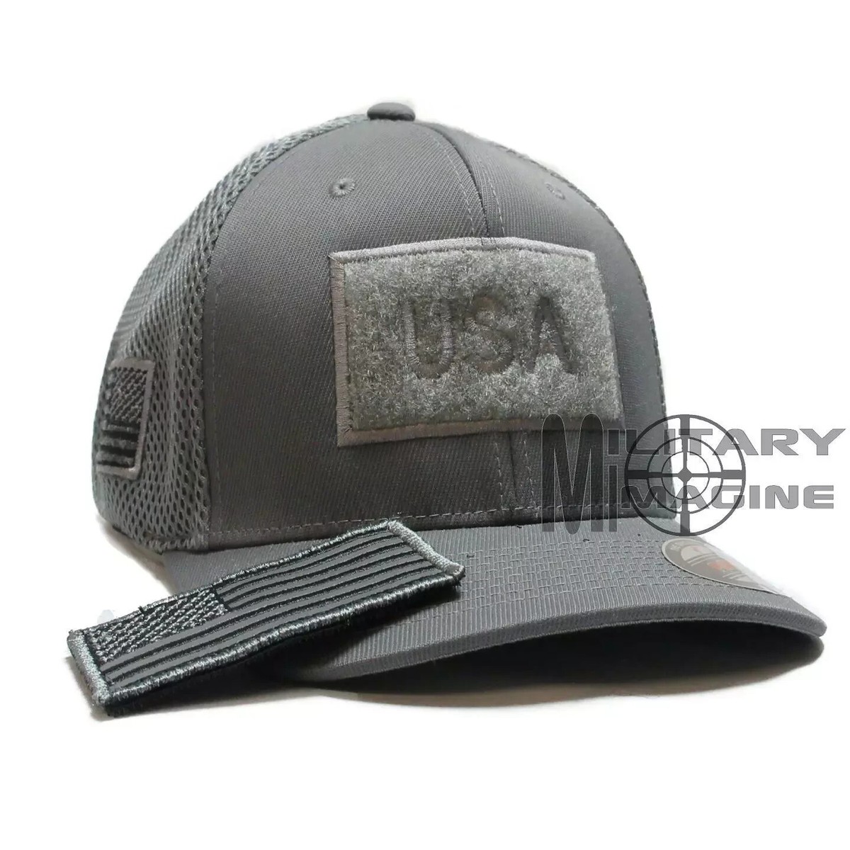 Flexfit Delta Tactical Hat - Seamless, Sweat Proof, Fitted Cap, Water Resistant, Black - View #5