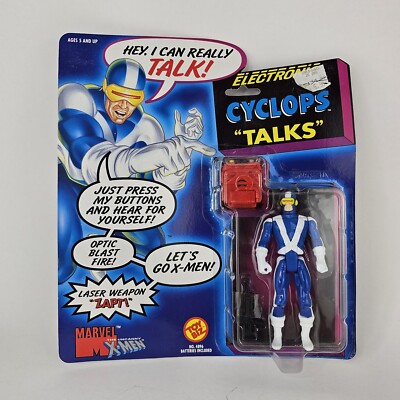 ToyBiz Marvel X-Men Electronic Cyclops Talks Vintage 1991 NEW Sealed 