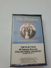 THE PLATTERS: 40 Famous Records - No. 2 Cassette Tape
