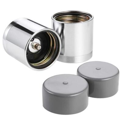 2x Buddy Bearing Buddy Protectors Grease 1.98 Wheel Hub w/ Bras For Trailer Boat