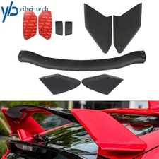 Primer Plastic Trunk Spoiler Wing For Honda Civic 2016-2021 EX LX Sport R Style