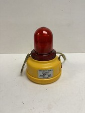 North American Signal Co Safety Light , Magnetic, Battery Operated, Red