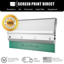 Aluminum Screen Printing Squeegee for Screen Printing - 70 Durometer - 10"