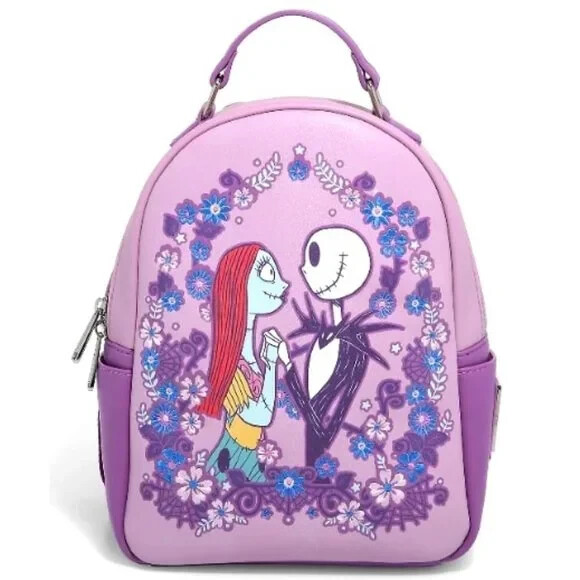Loungefly Disney Nightmare Before Christmas Jack & Sally  display picture 1