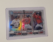 2021 Bowman Chrome Talent Pipeline Casas / Duran / Chatham Boston Red Sox TP-BOS