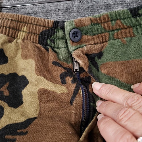 Polo Ralph Lauren Shorts Kids 18 Green Camouflage Elastic Waist Stretch Bermuda - Picture 11 of 24