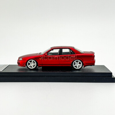 Mortal 1:64 Scale Red Skyline ER34 25GT AIT Sports Diecast Metal