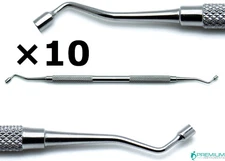 10× Dental Restorative Smooth Pluggers 2.8mm/3.1mm Double End Filling Instrument