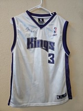 Reebok Sacramento Kings Cuttino Mobley NBA Basketball Jersey Youth XL SIGNED 