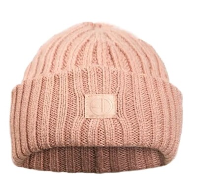 Elodie Details Wool Beanie Hat In Blushing Pink 3 Years +