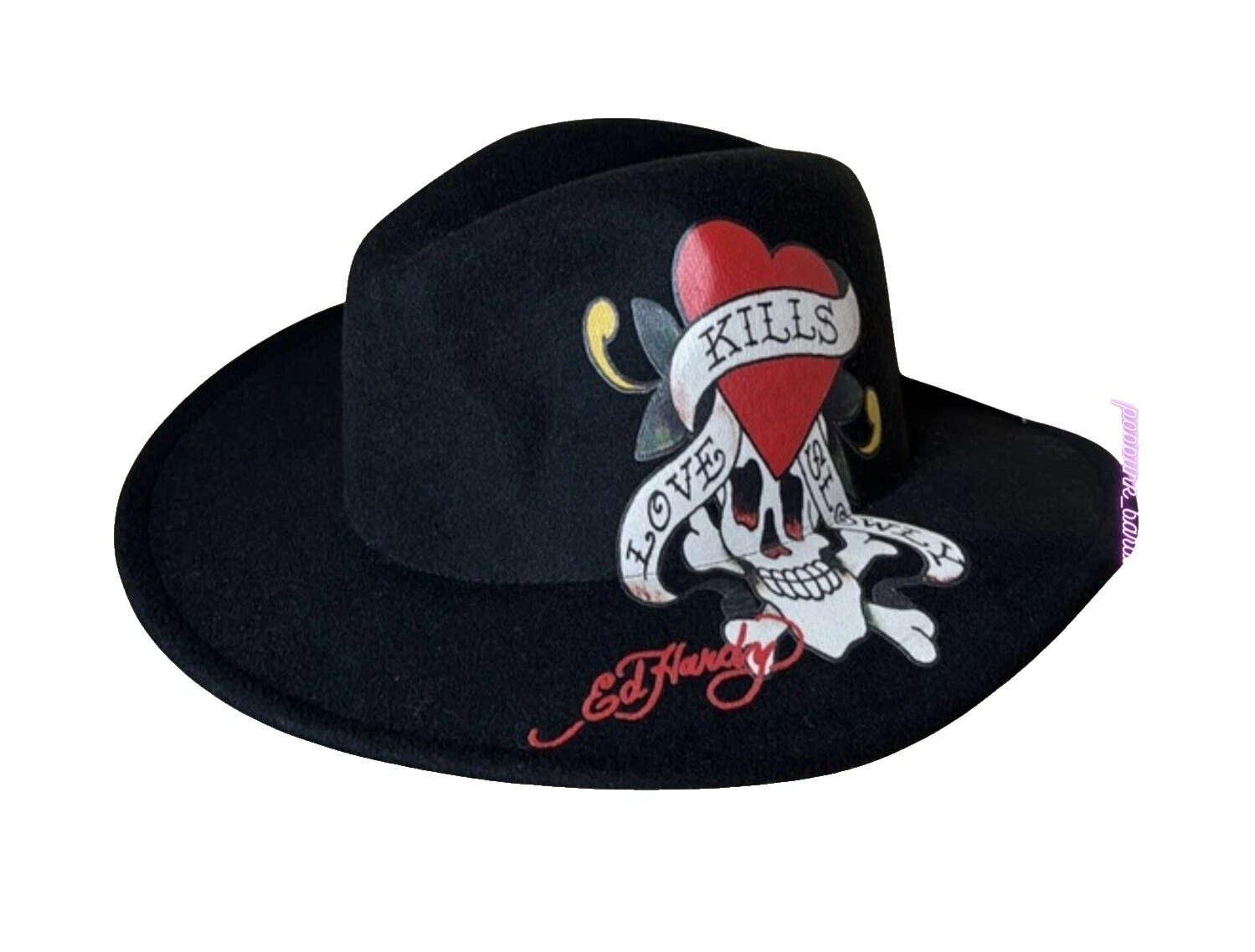 Sombreros Negro para Mujeres Ed Hardy