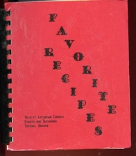 1977 Cookbook - Trinity Lutheran Church - Topeka, Kansas - Nice Condition