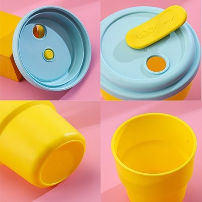 Pastel Colored Drink Bottle Outdoor Commutes Household Drinking Cup for Car