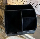 MAYO CLINIC Desktop DESK Office Organizer Caddy Black Faux Leather — photo 2