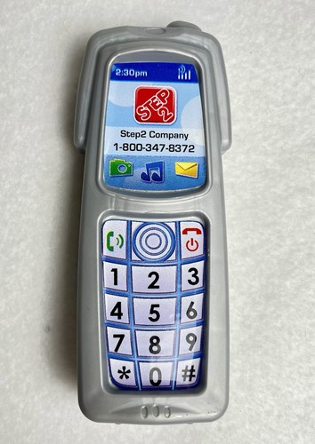 Step2 Kitchen Phone Replacement | 5” Gray Plastic Toy | Non-Electronic