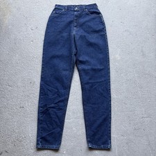 Vintage 90s Deadstock Lee Med Wash Mom Jeans High Waist Straight USA Womens 14