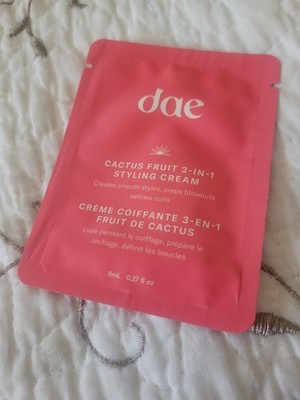 Dae 3 In 1 Cactus Fruit Styling Cream Sample Packet New 8ml 0.27oz Sephora Faves