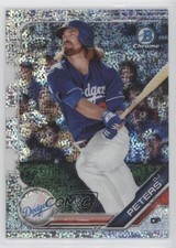 2019 Bowman Chrome Prospects Speckle Refractor 45/299 DJ Peters #BCP-124 y0i